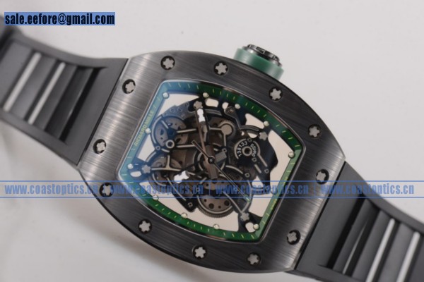 Richard Mille RM 055 Watch Perfect Replica PVD Green - Click Image to Close